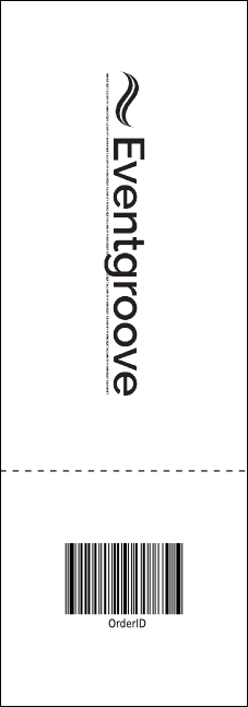 Birthday Party Green Event Ticket Product Back