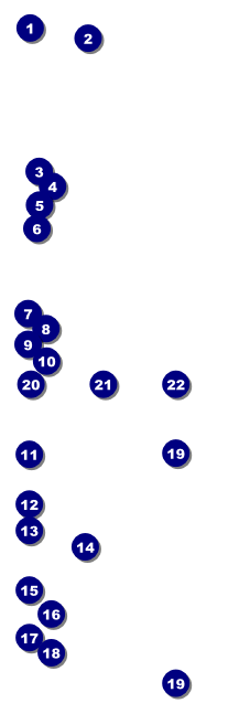 Birthday Geometric Event Ticket Front Field Markers