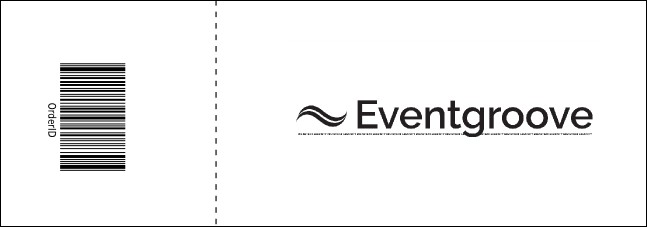 Retro Gymnastics Event Ticket Product Back