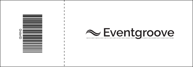 Animal Print Giraffe Event Ticket Product Back
