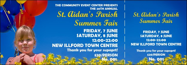 Summer Fair General Admission Ticket Product Front