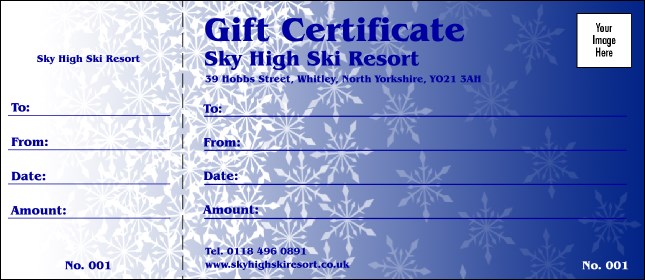 Blizzard Logo Gift Certificate Product Front