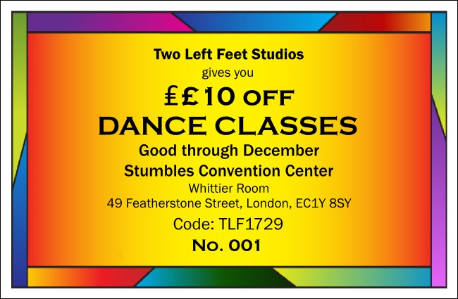 Colourful All Purpose Coupon 002