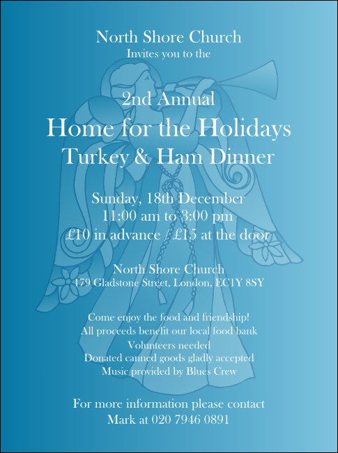 Christmas Angel Flyer 001 Product Front