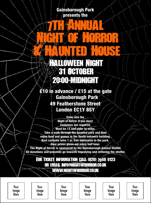 Spider Web Flyer 001 Product Front