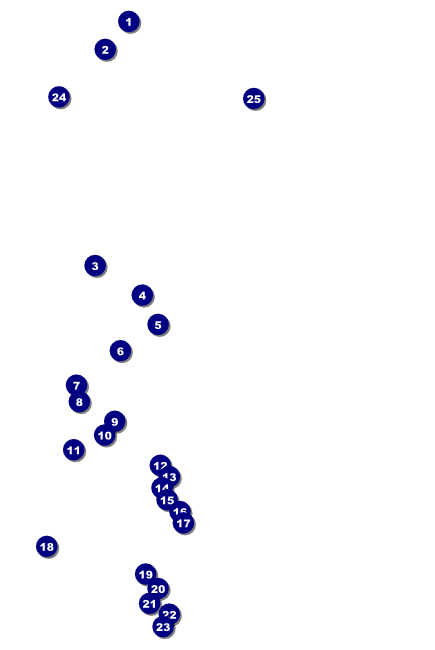 Sports Poster 002 in Maroon and Gold Front Field Markers