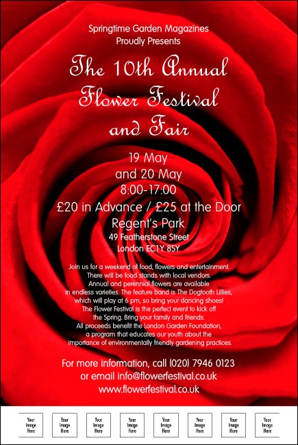 Red Rose Poster Product Front