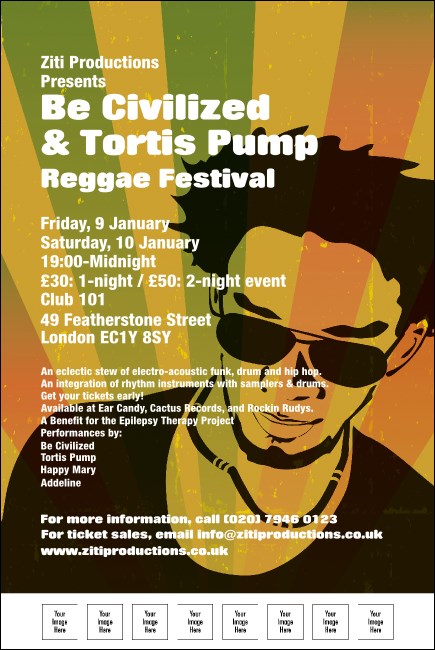 Reggae Poster Product Front