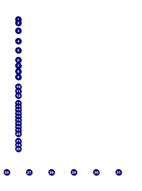 Nightclub Blue Flyer Front Field Markers