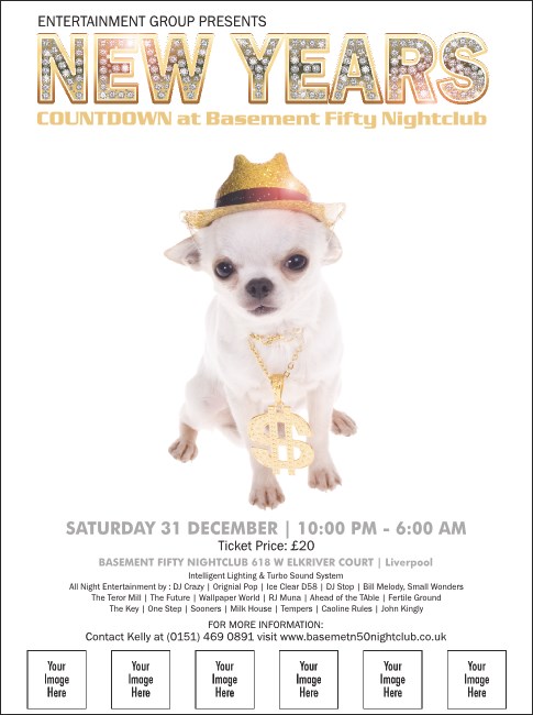 Diamond Dog Flyer With Place Holder Image Product Front