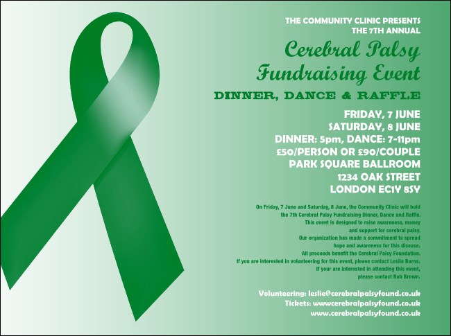 Green Ribbon Flyer Product Front