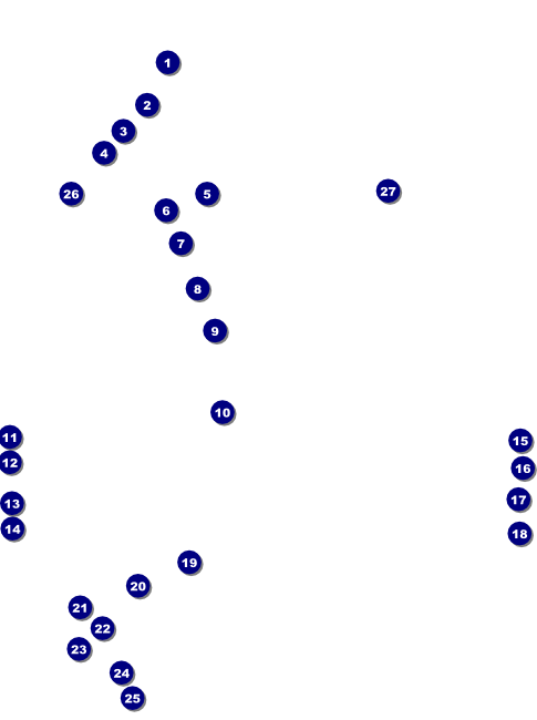 Versus All Purpose Flyer (Orange) Front Field Markers