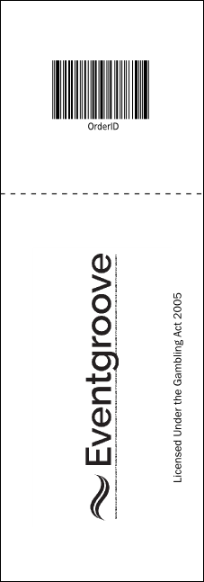 Zodiac Raffle Ticket Product Back