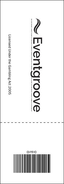 Boxing Gloves Raffle Ticket Product Back