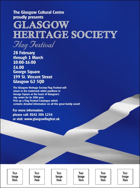 Scottish Flag Flyer Product Front
