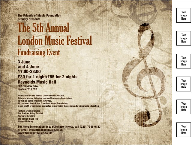Music Festival 2 Flyer Product Front