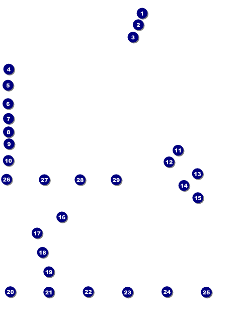 Contemporary Mixed Martial Arts Logo Flyer Front Field Markers