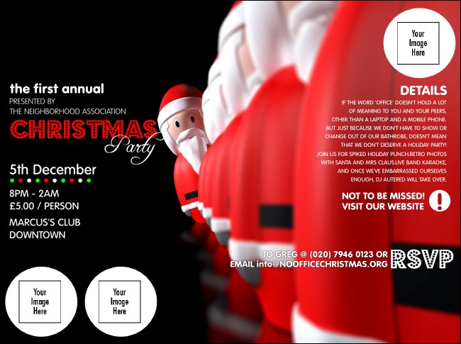 Santa Line Up Flyer 3 Image Uploads Product Front