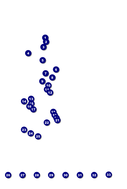 Performing Arts Poster Front Field Markers