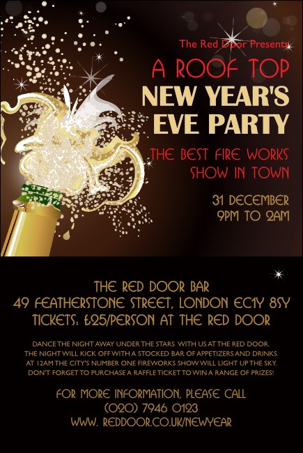 Champagne Bistro Poster Product Front