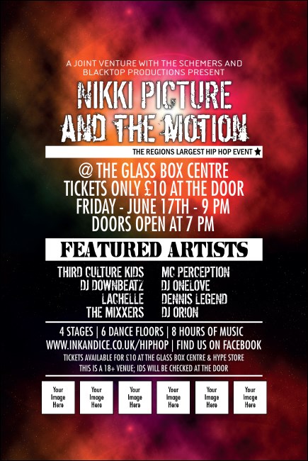 Galaxy Hip Hop Poster Product Front