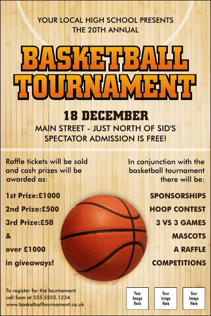 Basketball Court Poster Product Front