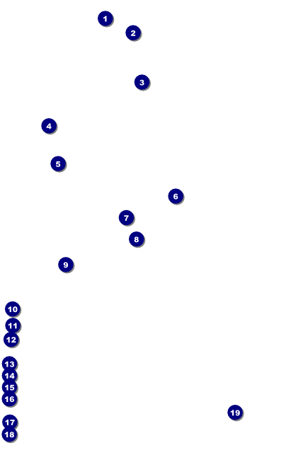 Football Field Poster Front Field Markers