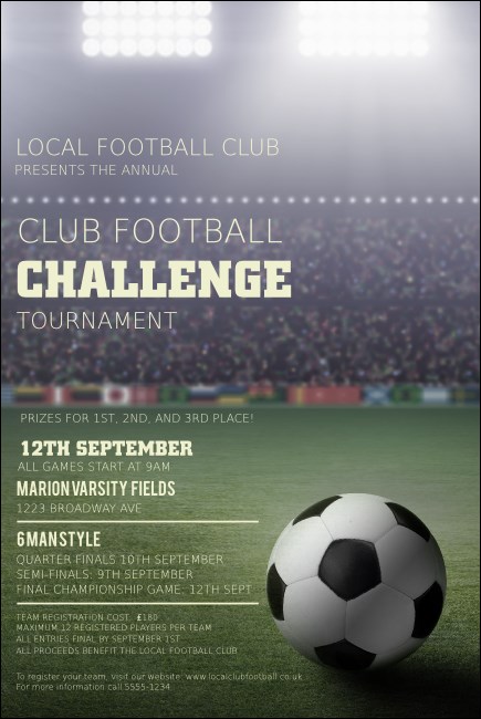 Football Stadium Poster Product Front