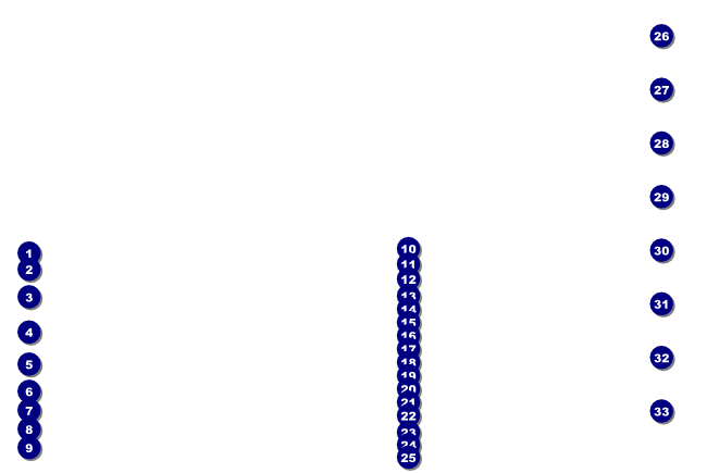 London Poster Front Field Markers