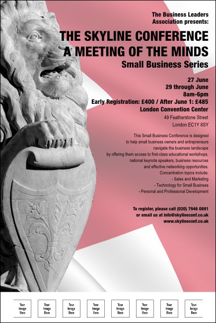 English Flag Poster Product Front