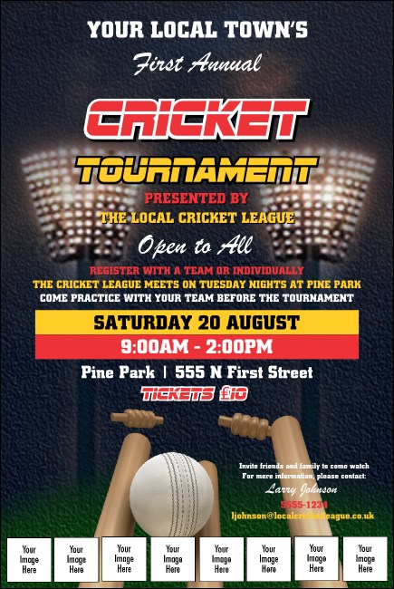 Cricket 2 Logo Poster Product Front