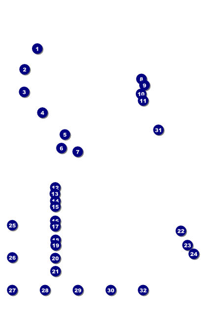 All Purpose Hex Logo Poster Front Field Markers