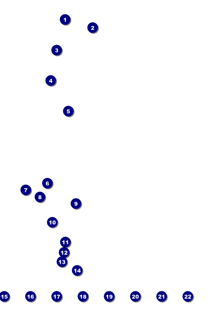 Murder Mystery Logo Poster Front Field Markers