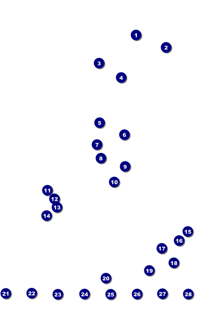 Golf Photo Logo Poster Front Field Markers