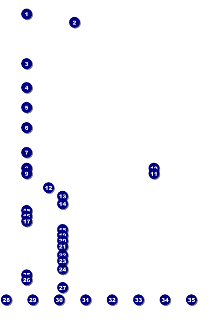 White Ribbon Logo Poster Front Field Markers