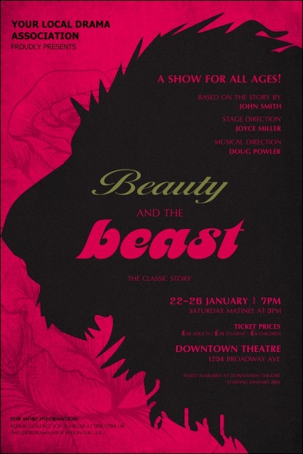 Beauty and the Beast Poster Product Front