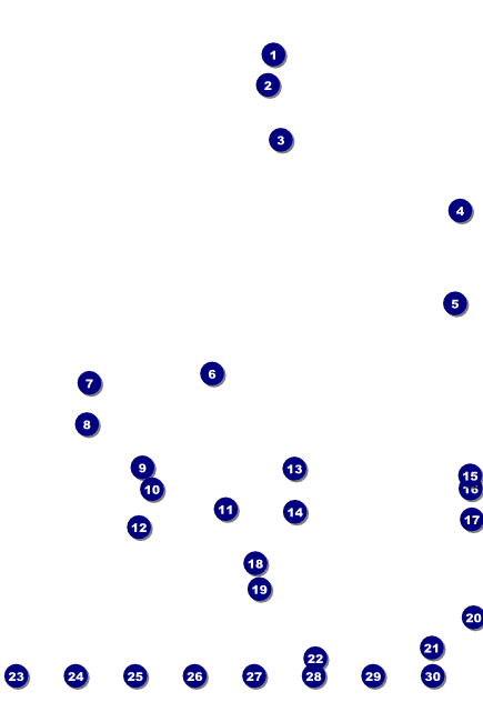 Squares Logo Poster Front Field Markers