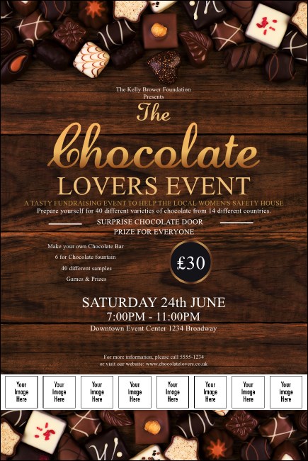 Chocolate Logo Poster Product Front