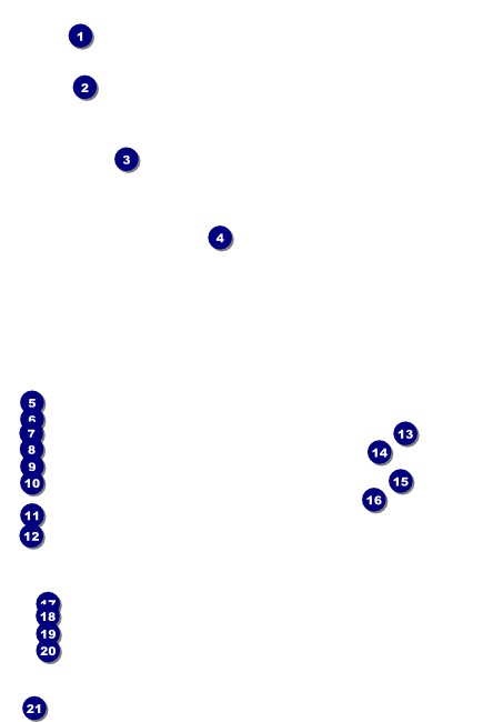 Football Camp Poster Front Field Markers