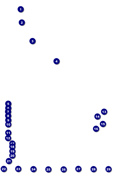 Football Camp Logo Poster Front Field Markers