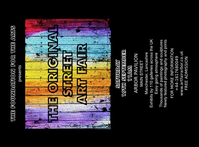 Art Fair Invitation Product Front