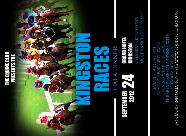 Horse Racing Invitation Product Front