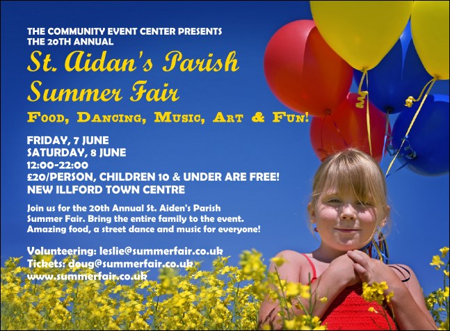 Summer Fair Invitation Product Front