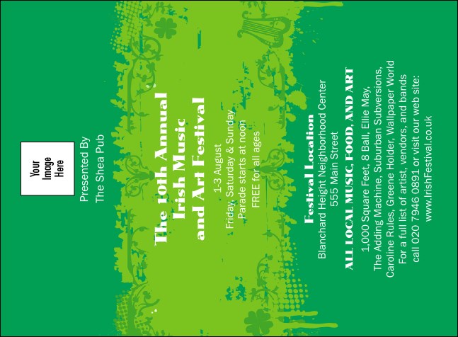 Shamrock Invitation Product Front