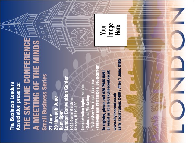 London Invitation Product Front