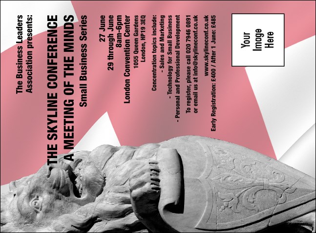 English Flag Invitation Product Front