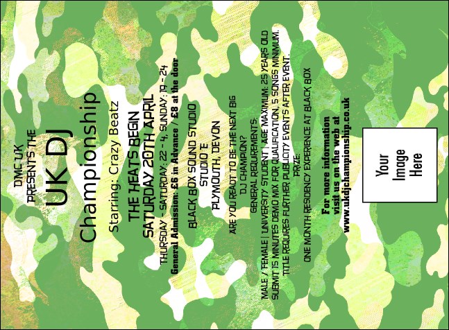 Camouflage Invite