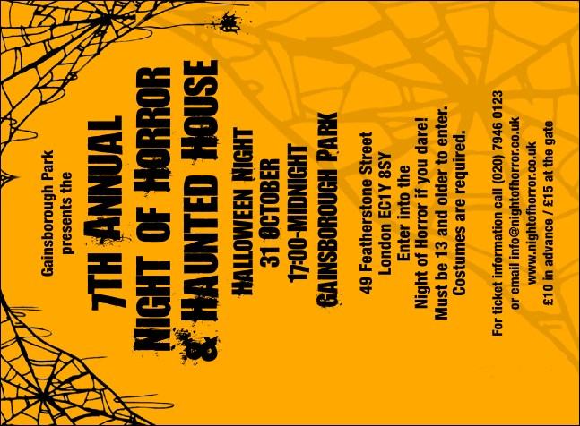 Spider Web Invitation 002