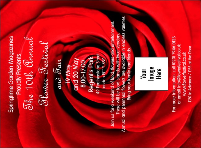 Red Rose Invitation