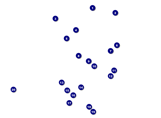 Blue Ribbon Invitation Front Field Markers